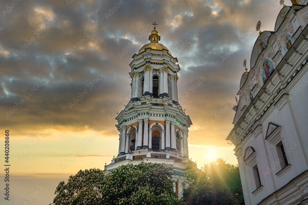 Great Lavra bell tower in Kiev, Ukraine Great Lavra bell tower in Kiev, Ukraine