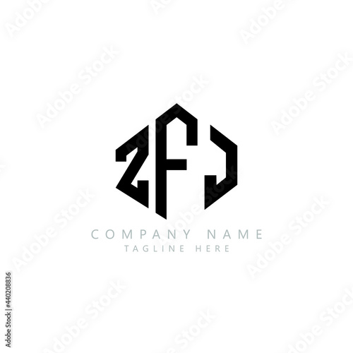 Free Download ZFJ letter logo design with polygon shape. ZFJ polygon logo monogram. ZFJ cube logo design. ZFJ hexagon vector logo template white and black colors. ZFJ monogram, ZFJ business and real estate logo.  - GFXLoad
