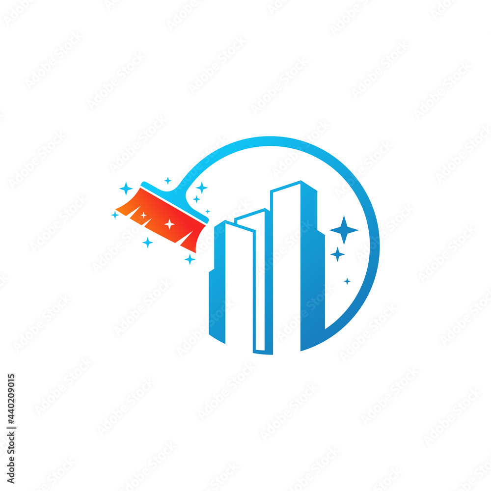Fototapeta premium Clean City logo vector template, Creative Building logo design concepts