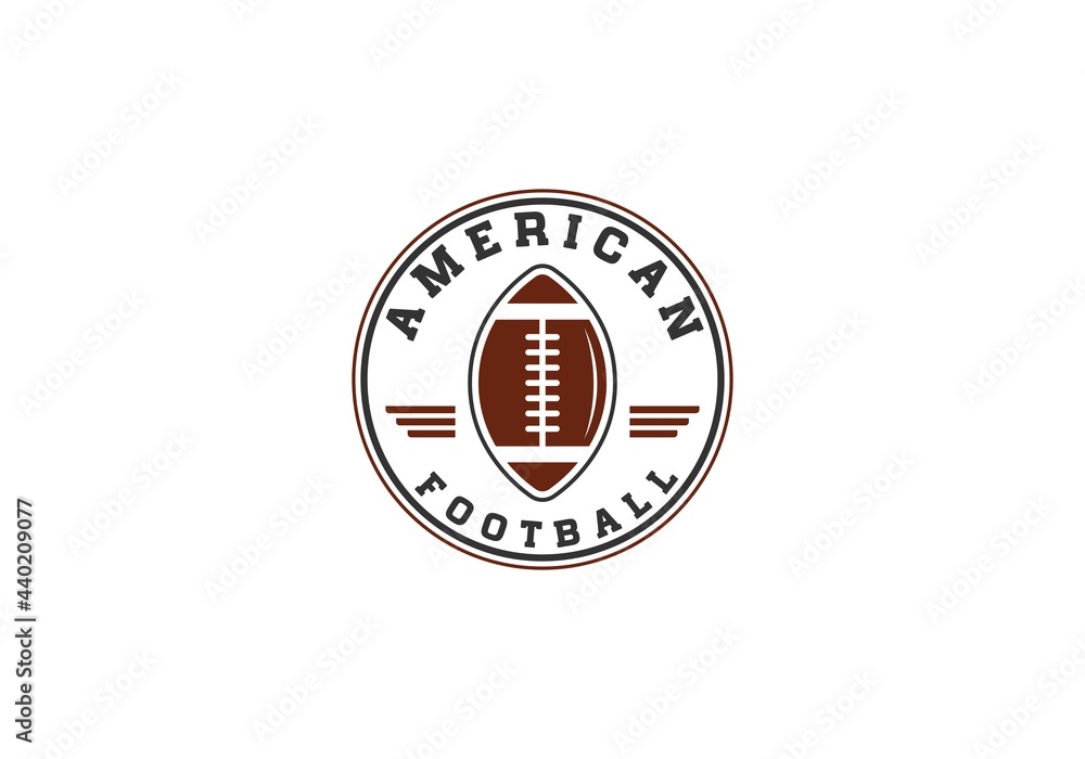 american fot ball logo in white background american fot ball logo in white background