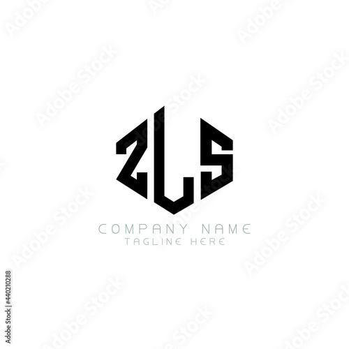 ZLS letter logo design with polygon shape. ZLS polygon logo monogram. ZLS cube logo design. ZLS hexagon vector logo template white and black colors. ZLS monogram, ZLS business and real estate logo. 