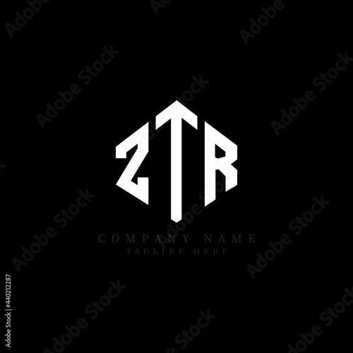 Free Download ZTR letter logo design with polygon shape. ZTR polygon logo monogram. ZTR cube logo design. ZTR hexagon vector logo template white and black colors. ZTR monogram, ZTR business and real estate logo.  - GFXLoad