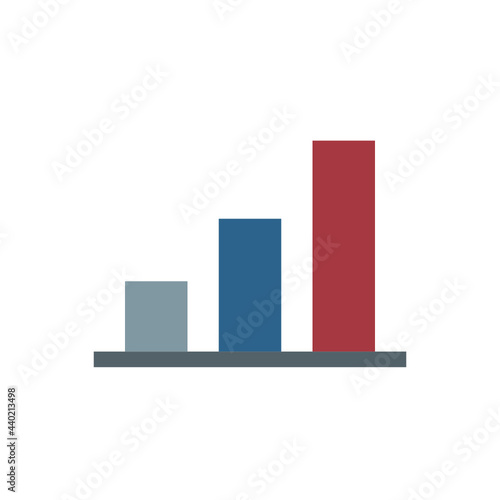 Business Graph flat icon