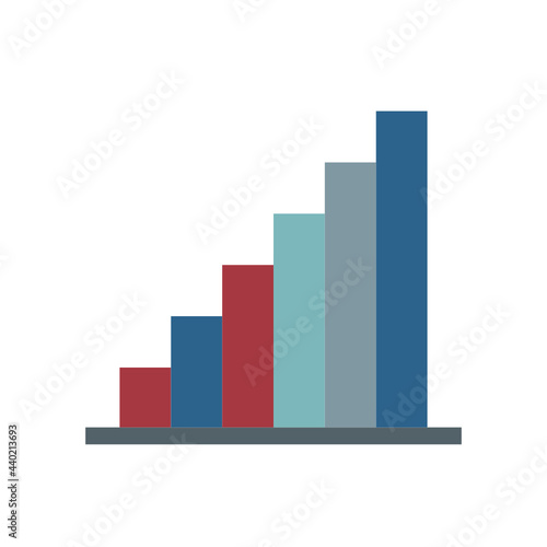Business Graph flat icon