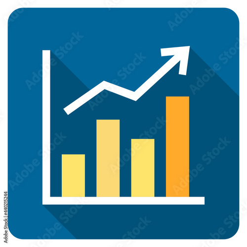 Business Graph flat icon