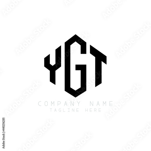 YGT letter logo design with polygon shape. YGT polygon logo monogram. YGT cube logo design. YGT hexagon vector logo template white and black colors. YGT monogram, YGT business and real estate logo. 