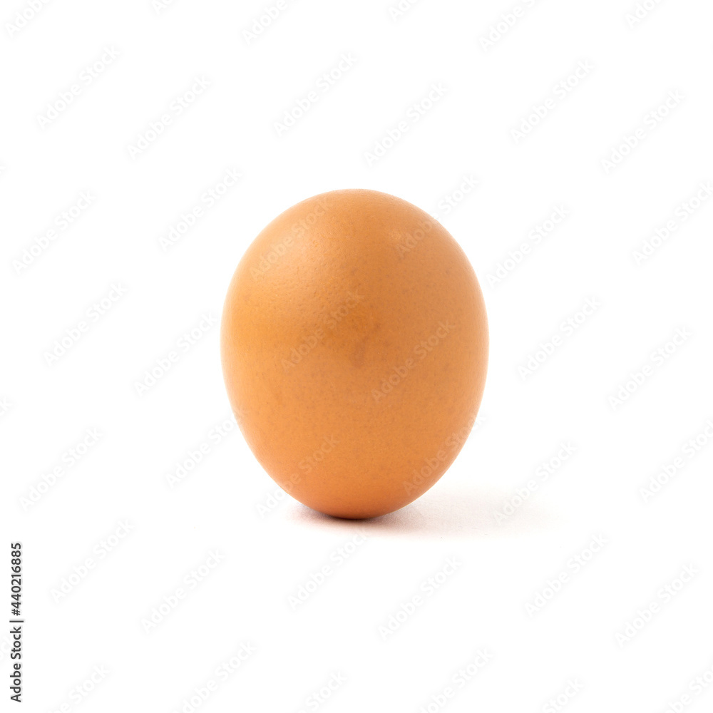 An egg isolated on white background. An egg isolated on white background.