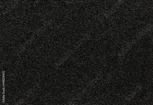 Abstract black emery sponge texture background