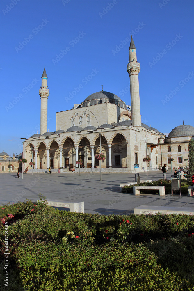 Sultan Selim Mosque belonging to the Ottoman period in Konya. Konya, Turkey.