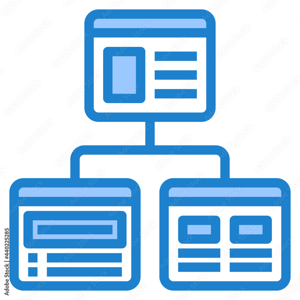 Chart blue style icon Chart blue style icon