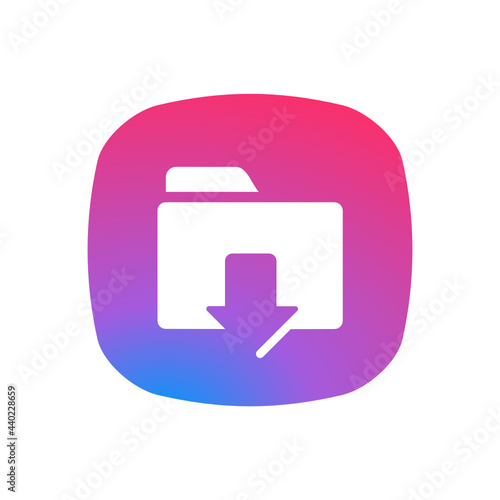 Download Folder - Sticker