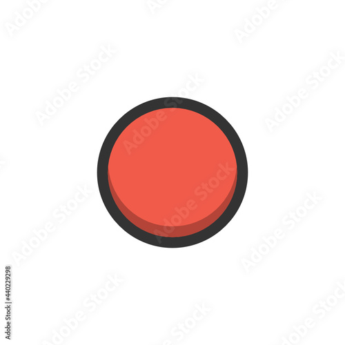 Record filled outline icon. Free Download Record filled outline icon. - GFXLoad