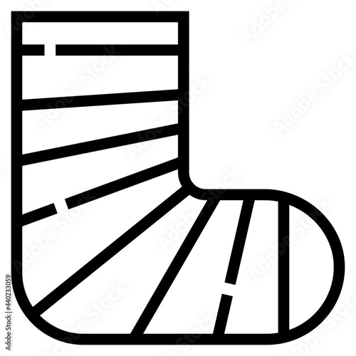 Weir outline style icon