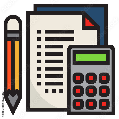 Math color line style icon