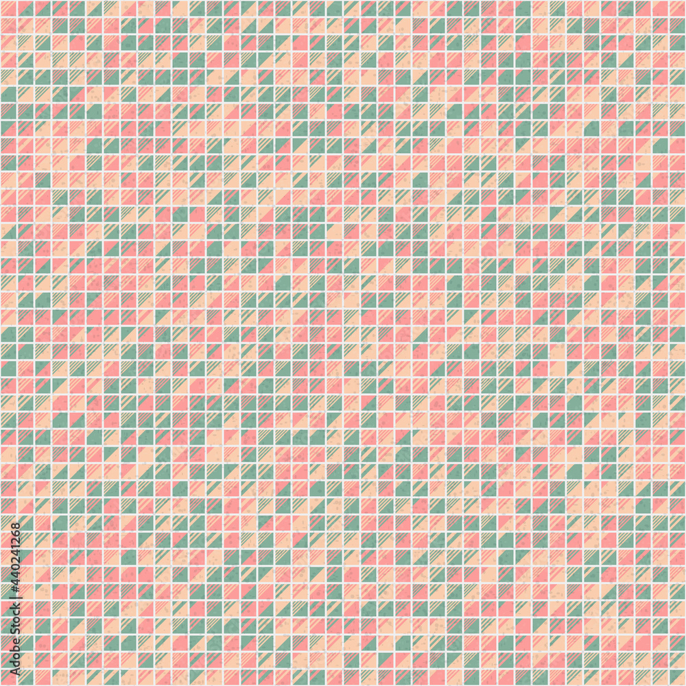 Fototapeta premium Abstract Geometric Pattern generative computational art illustration