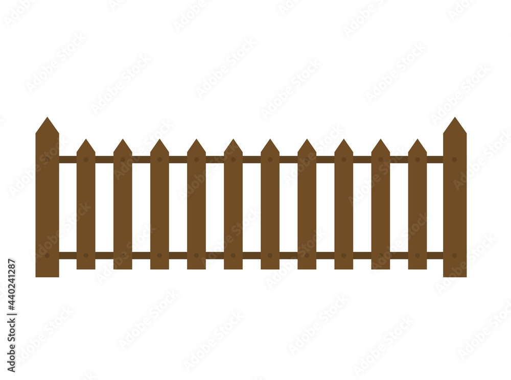 Vector illustration of a fence made of wood. Can be used to create your own designs. Vector illustration of a fence made of wood. Can be used to create your own designs.