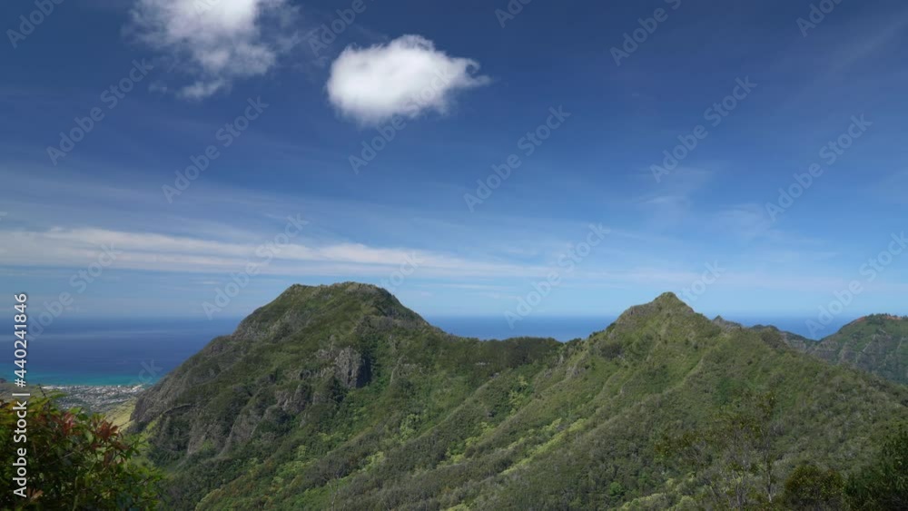 Waianae Range , Mount Kaala Trail , Oahu, Hawaii