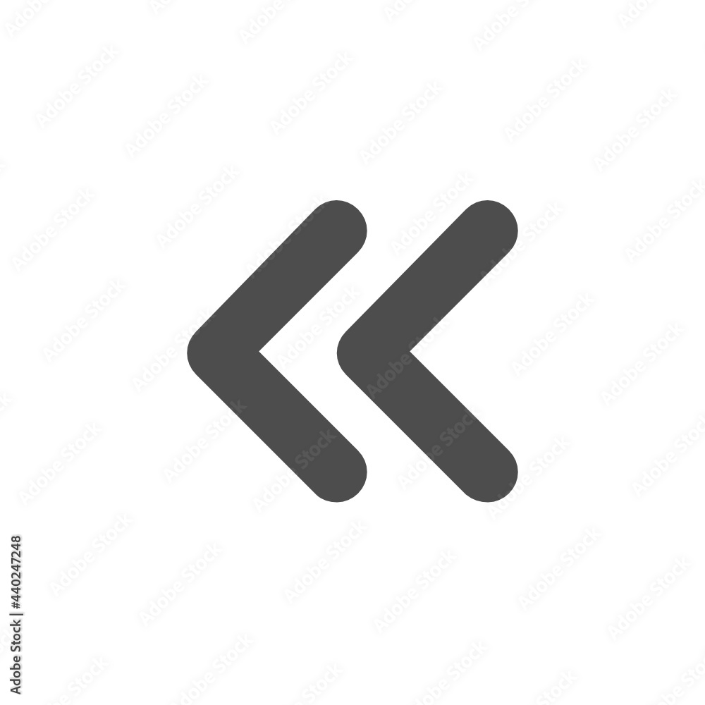 Back solid icon. Back solid icon.