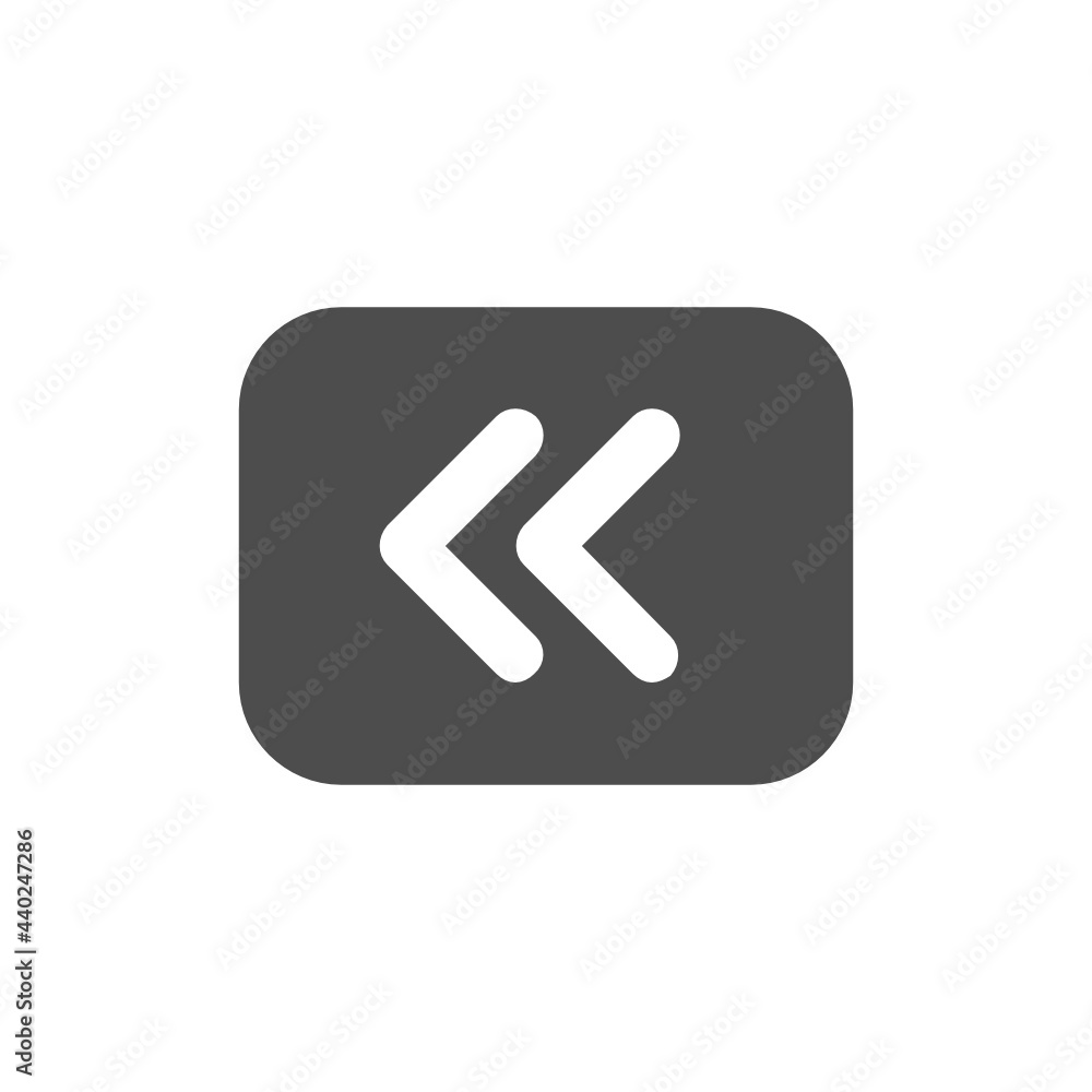 Back solid icon. Back solid icon.