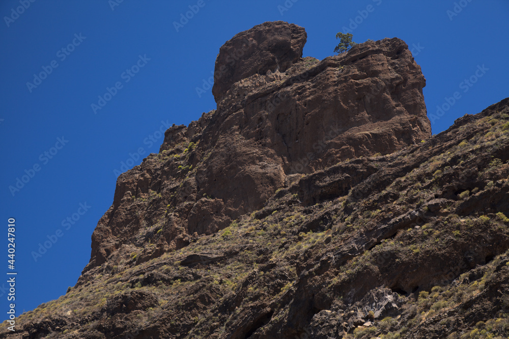 Gran Canaria, landscape of the central part of the island, Las Cumbres, ie The Summits, hiking route Tejeda - Roque Bentayga
Gran Canaria, landscape of the central part of the island, Las Cumbres, ie The Summits, hiking route Tejeda - Roque Bentayga