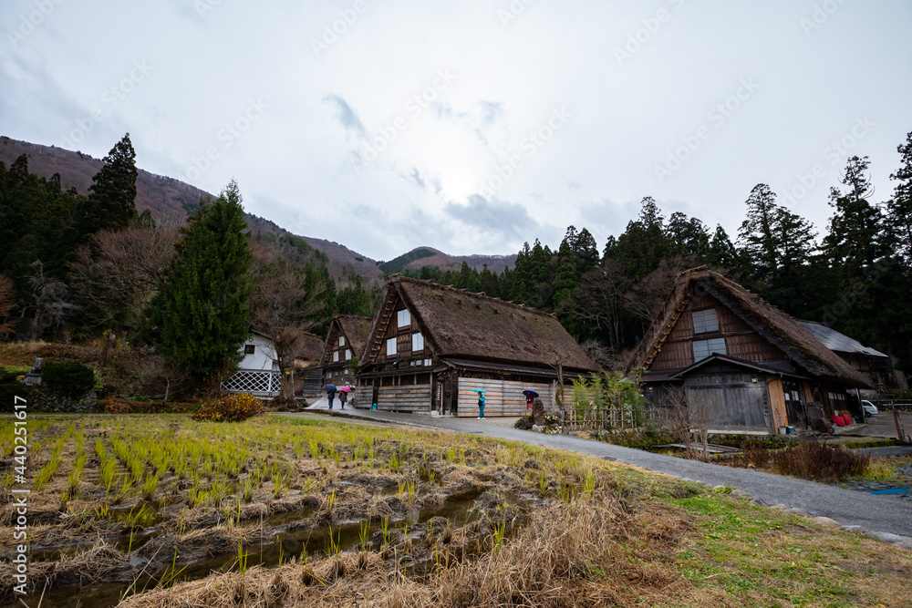 Historic Villages of Shirakawago, UNESCO world heritage Villages in Japan.