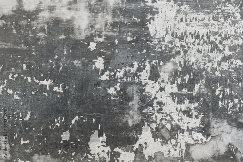 Wallpaper Mural abstract gray painted old wall for background or texture, peeling paint and stucco with cracks like grunge style Torontodigital.ca