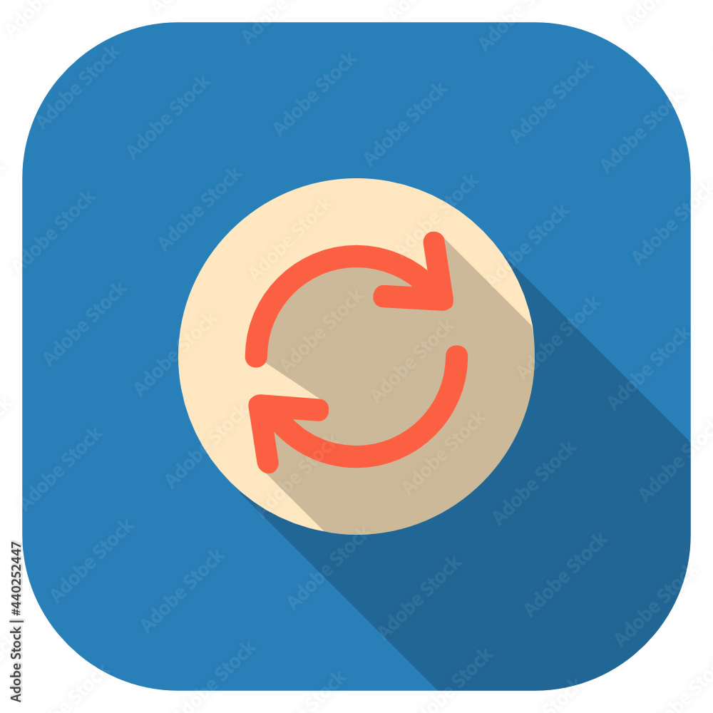 Repeat flat icon. Repeat flat icon.