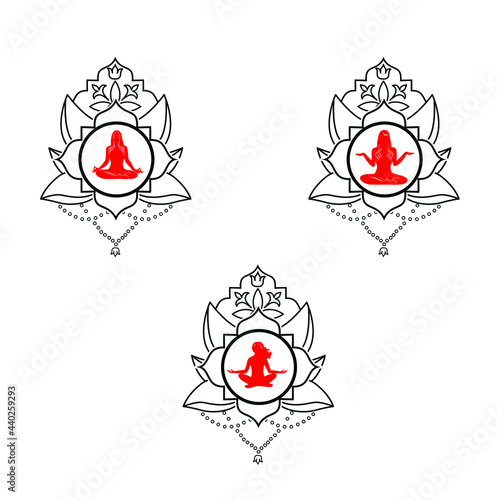 
the illustration on the theme of the meditation.