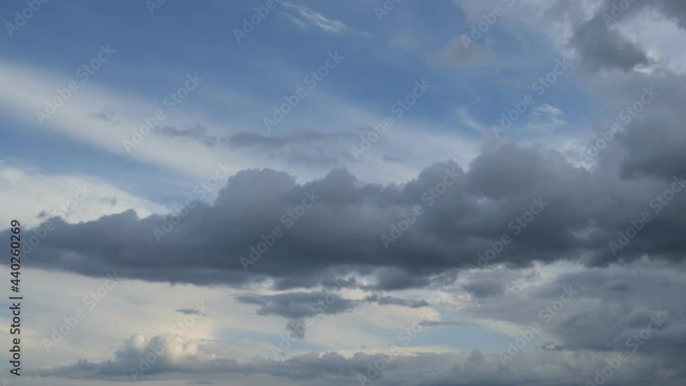 Moving clouds on sky. Nature background. Timelapse. Moving clouds on sky. Nature background. Timelapse.