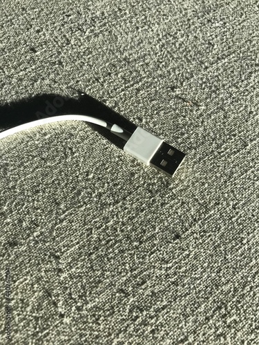 close up of a usb cable