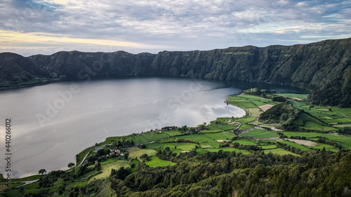 The landscape of Sao Miguel Island  The Azores