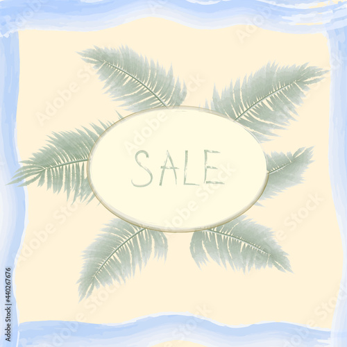 Sale banner. Summer Sale background for banner. Colorful and good for promotion, for shops.