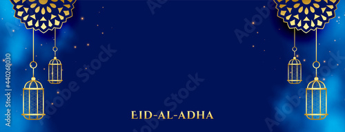 nice luxurious eid al adha festival banner design