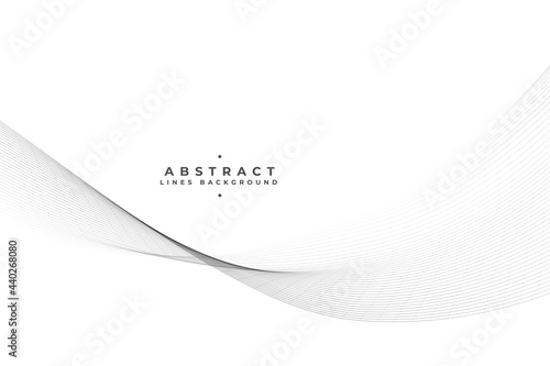 smooth lines on white background © starlineart