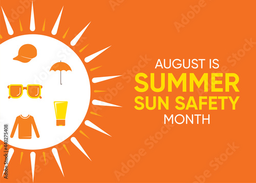 Summer sun safety month