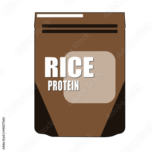 RICE PROTEIN BAG FITNESS MUSCLE GYM WORKOUT