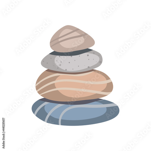 Spa center stones