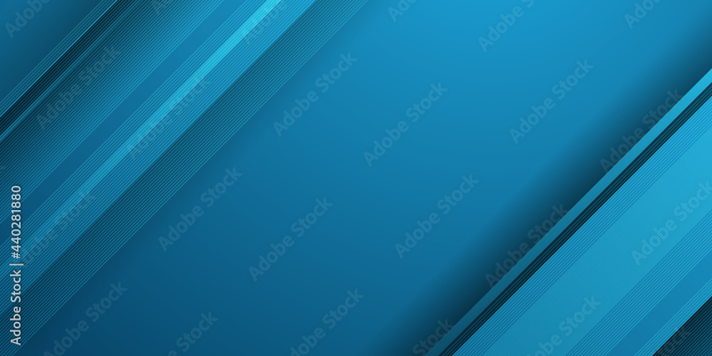 Blue abstract vector business long banner template. Business minimal background with halftone circle frame. Minimal geometric blue background. Dynamic blue shapes composition with orange lines. Vector Blue abstract vector business long banner template. Business minimal background with halftone circle frame. Minimal geometric blue background. Dynamic blue shapes composition with orange lines. Vector