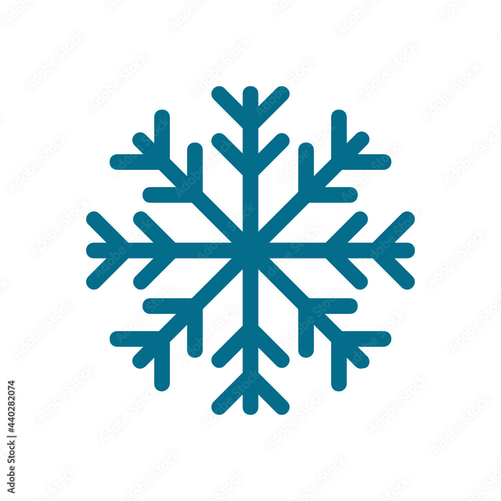 Snow filled outline icon. Snow filled outline icon.