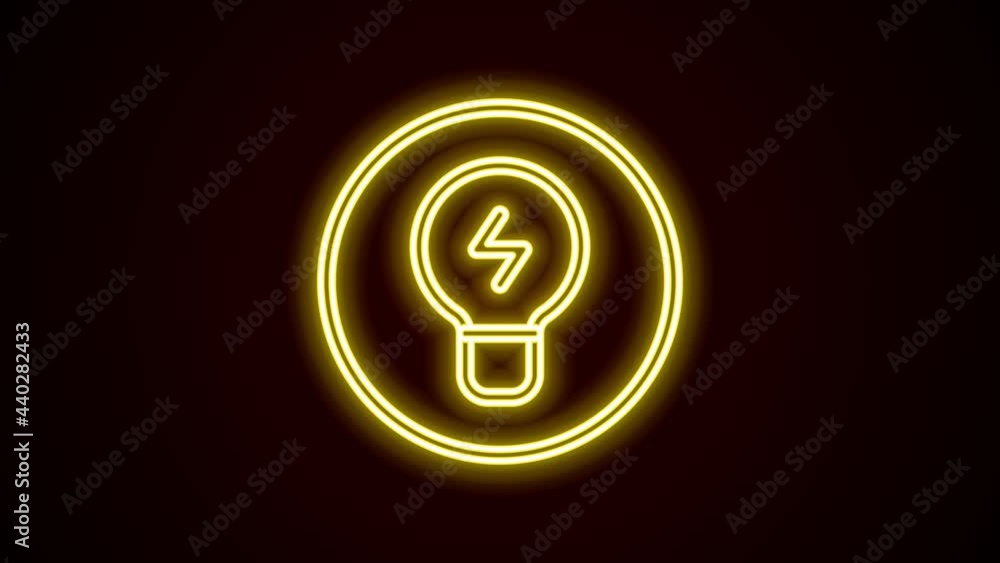 Glowing neon line Light bulb with concept of idea icon isolated on black background. Energy and idea symbol. Inspiration concept. 4K Video motion graphic animation Glowing neon line Light bulb with concept of idea icon isolated on black background. Energy and idea symbol. Inspiration concept. 4K Video motion graphic animation