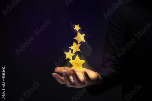 Fotografie Success in Business or Personal Talent Concept