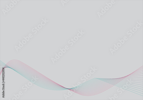 
abstract gray waves isolated on gray background Illustration for modern business design. futuristic wallpaper A great element for presentations.