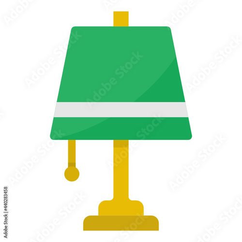 lamp flat icon