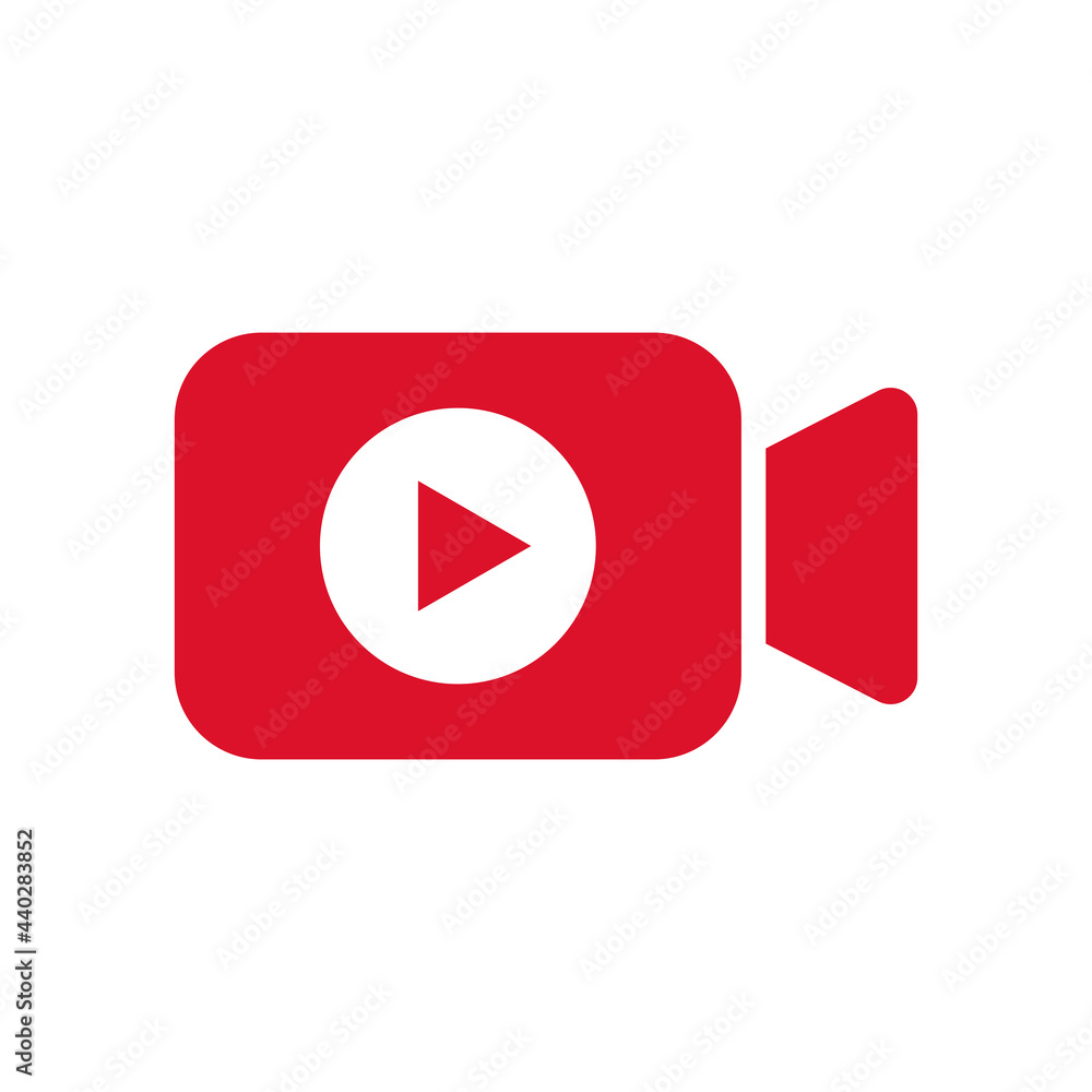 Live streaming icon, Play video recording button, Livestream online, Isolated vector design illustration Live streaming icon, Play video recording button, Livestream online, Isolated vector design illustration