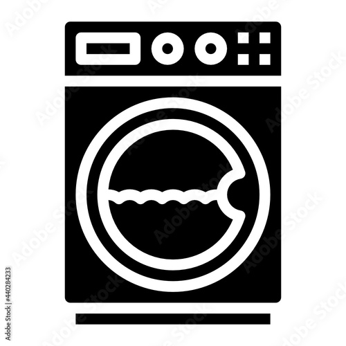 washing glyph icon