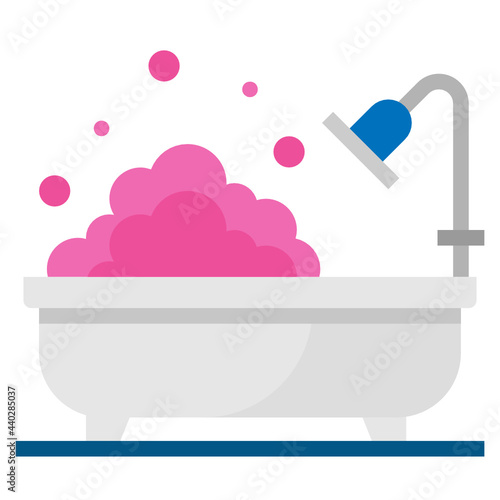 bath flat icon