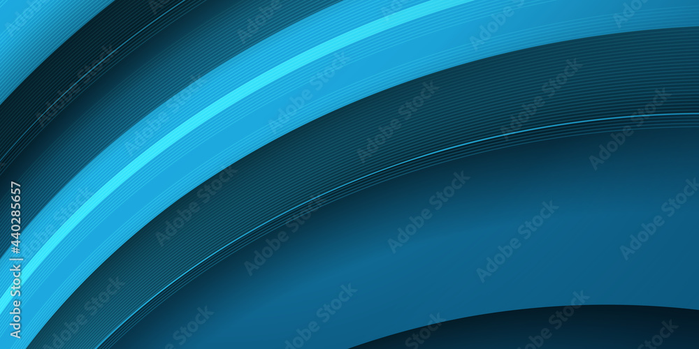 Modern blue abstract background, the look of stainless steel, circular lines on a blue background Modern blue abstract background, the look of stainless steel, circular lines on a blue background