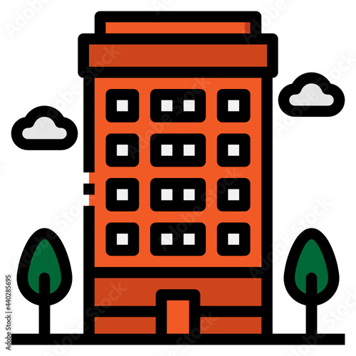 building line icon