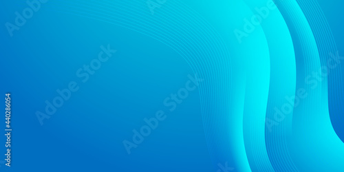 Modern blue abstract background, the look of blue gradient vibrant color, light lines on a blue background 