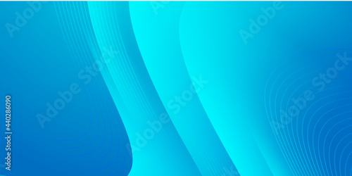 Modern blue abstract background, the look of blue gradient vibrant color, light lines on a blue background. Blue business abstract presentation background